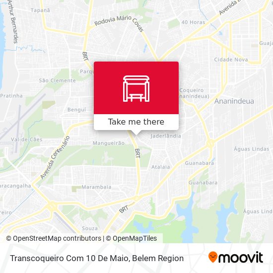 Transcoqueiro Com 10 De Maio map