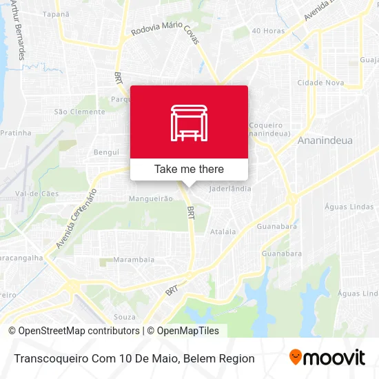 Transcoqueiro Com 10 De Maio map