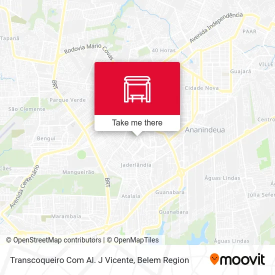 Transcoqueiro Com Al. J Vicente map