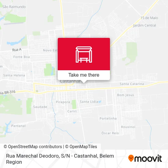 Rua Marechal Deodoro, S / N - Castanhal map