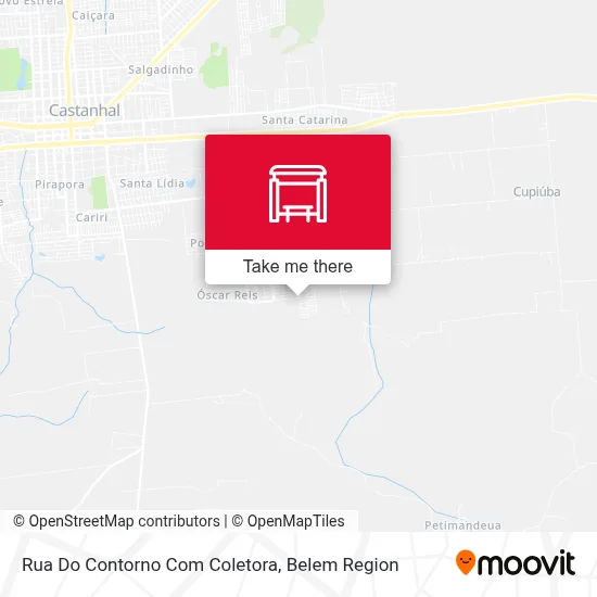 Rua Do Contorno Com Coletora map