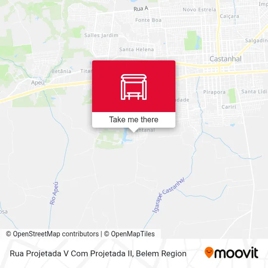 Rua Projetada V Com Projetada II map