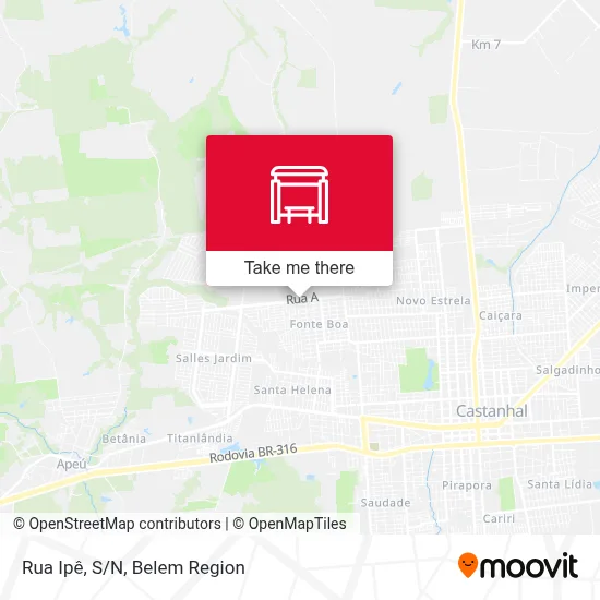 Rua Ipê, S/N map