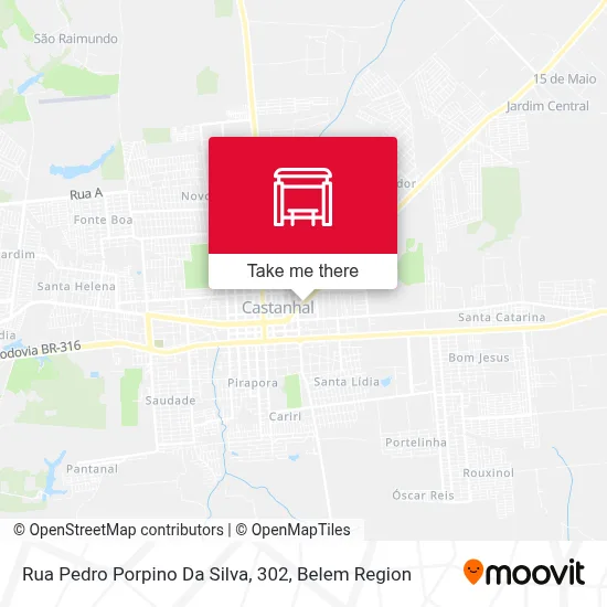 Rua Pedro Porpino Da Silva, 302 map