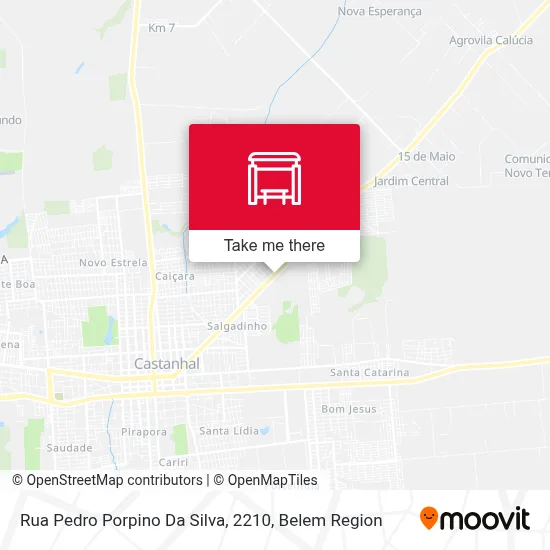 Rua Pedro Porpino Da Silva, 2210 map
