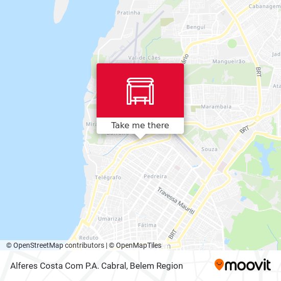 Alferes Costa Com P.A. Cabral map