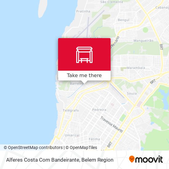 Alferes Costa Com Bandeirante map