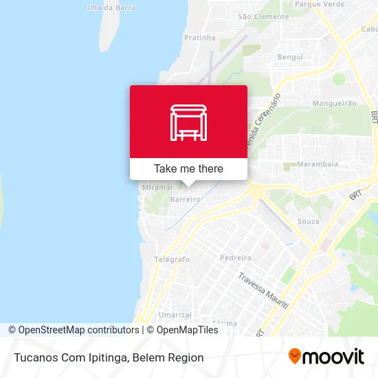 Tucanos Com Ipitinga map