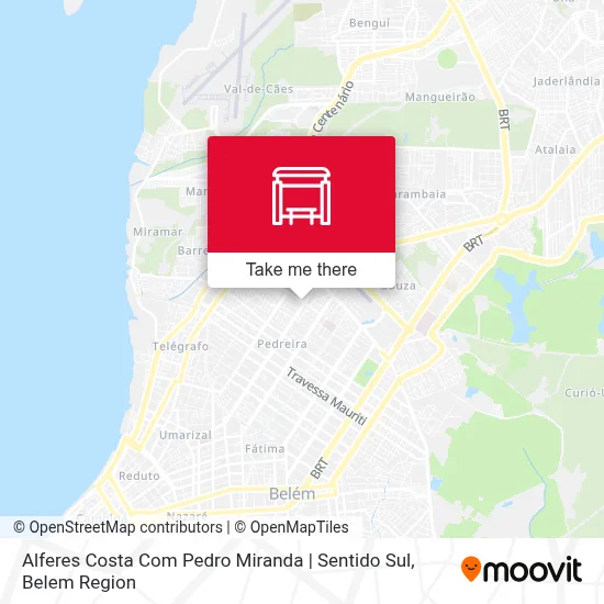Alferes Costa Com Pedro Miranda | Sentido Sul map