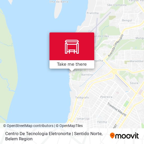 Centro De Tecnologia Eletronorte | Sentido Norte map