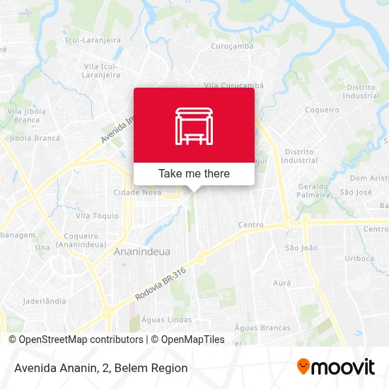 Avenida Ananin, 2 map