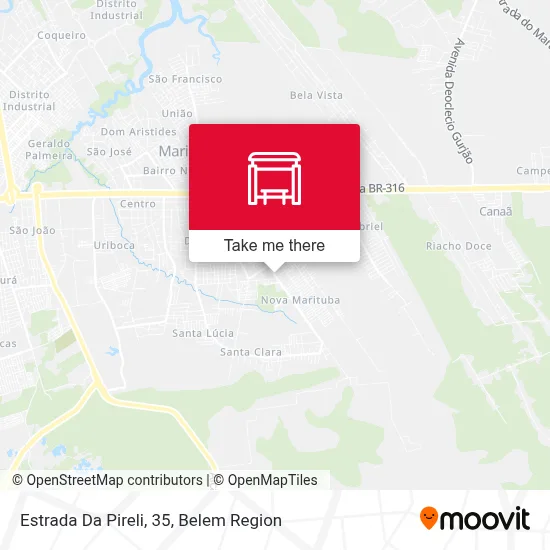 Estrada Da Pireli, 35 map