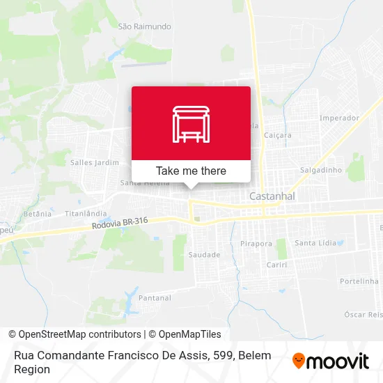 Rua Comandante Francisco De Assis, 599 map