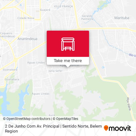 2 De Junho Com Av. Principal | Sentido Norte map