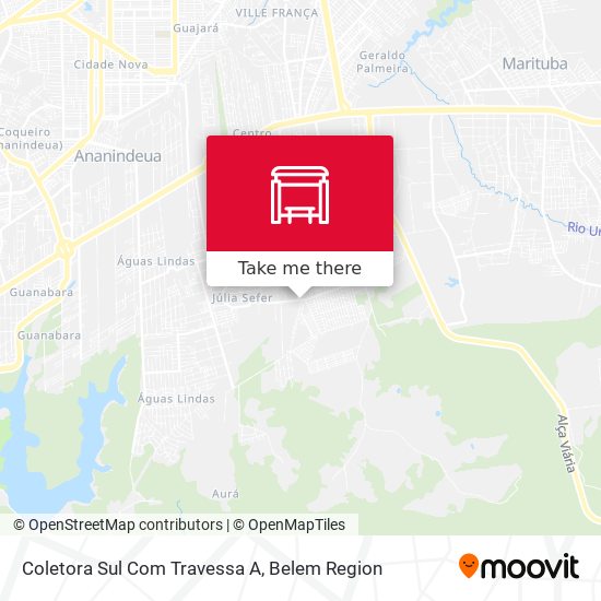Coletora Sul Com Travessa A map