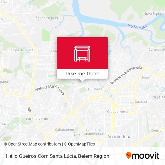 Hélio Gueiros Com Santa Lúcia map