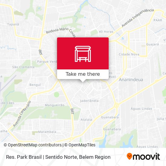 Res. Park Brasil | Sentido Norte map