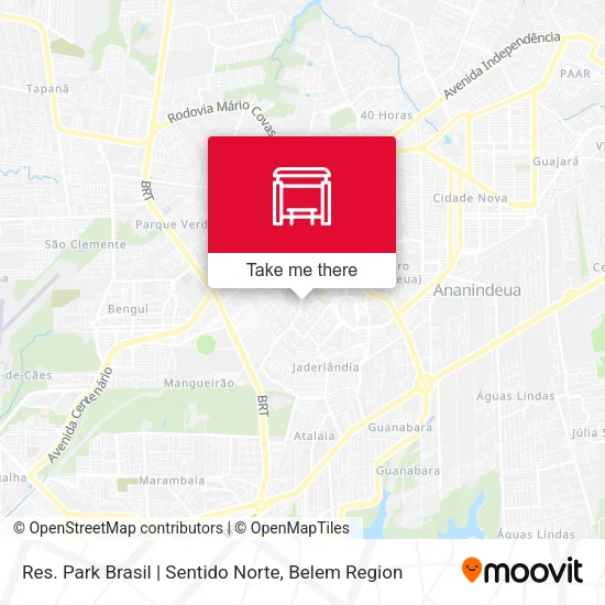 Res. Park Brasil | Sentido Norte map