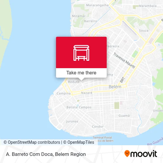 A. Barreto Com Doca map