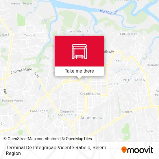 Terminal De Integração Vicente Rabelo map