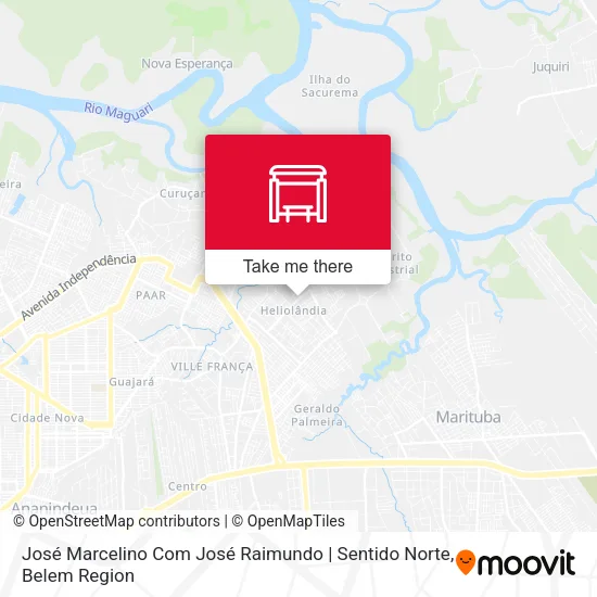 José Marcelino Com José Raimundo | Sentido Norte map