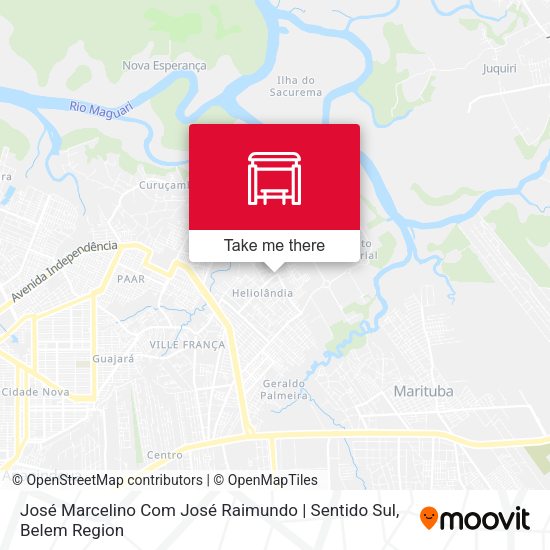José Marcelino Com José Raimundo | Sentido Sul map