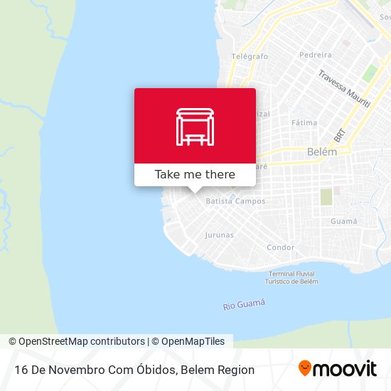 16 De Novembro Com Óbidos map