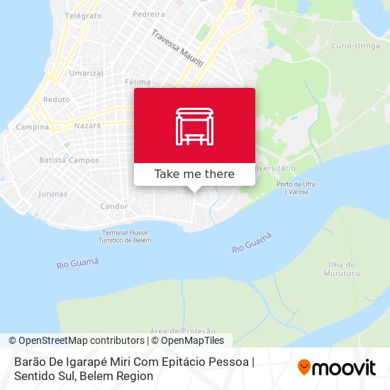 Barão De Igarapé Miri Com Epitácio Pessoa | Sentido Sul map