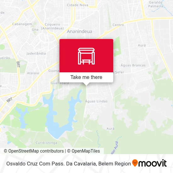 Osvaldo Cruz Com Pass. Da Cavalaria map