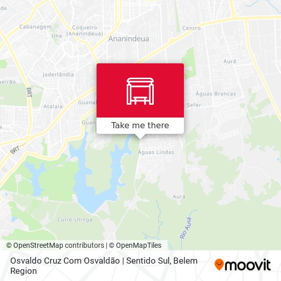 Osvaldo Cruz Com Osvaldão | Sentido Sul map