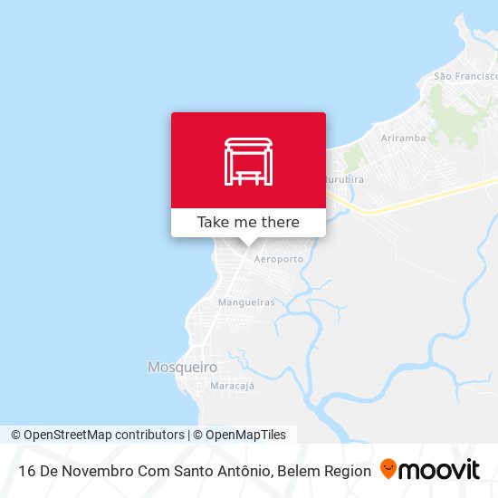 16 De Novembro Com Santo Antônio map