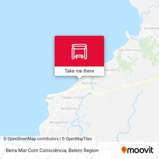Beira Mar Com Consciência map