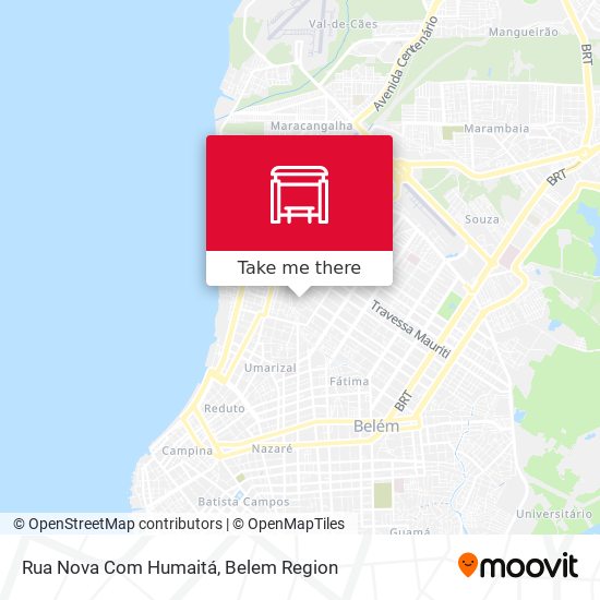 Rua Nova Com Humaitá map