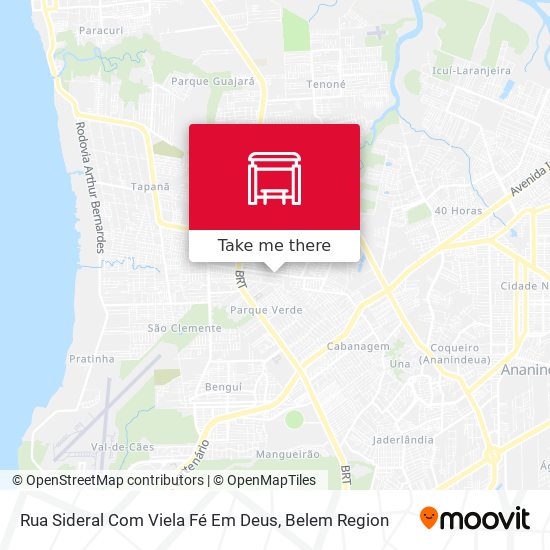Rua Sideral Com Viela Fé Em Deus map