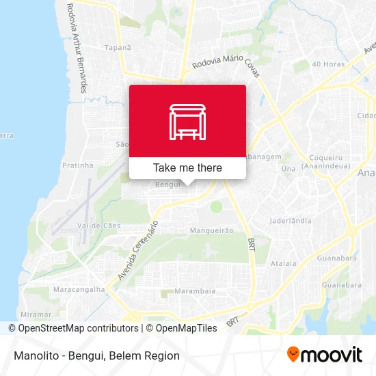 Manolito - Bengui map