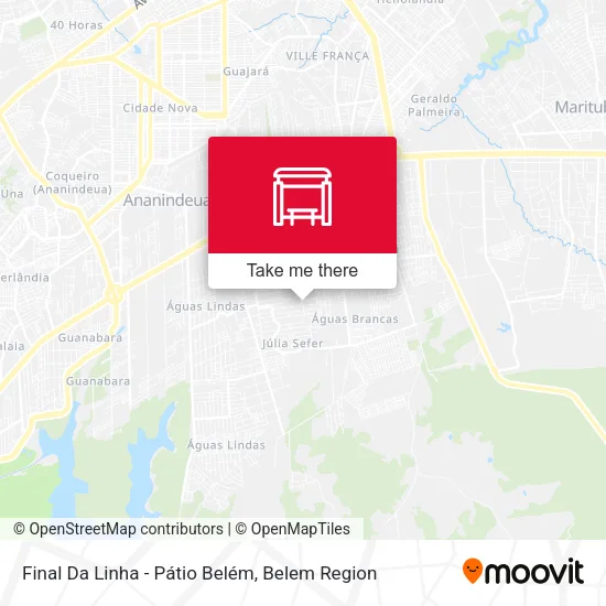 Final Da Linha - Pátio Belém map