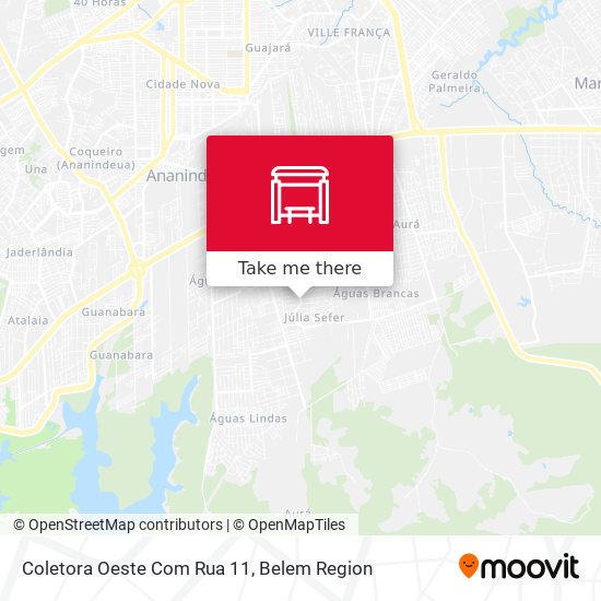 Coletora Oeste Com Rua 11 map