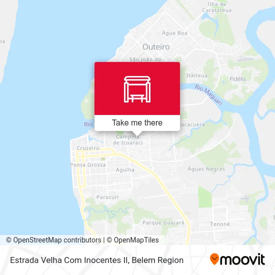 Estrada Velha Com Inocentes II map