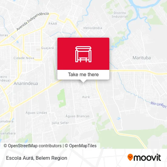 Escola Aurá map