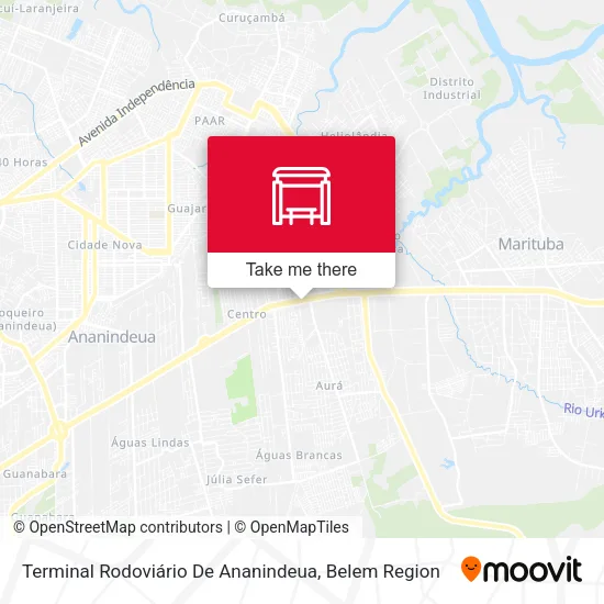 Terminal Rodoviário De Ananindeua map