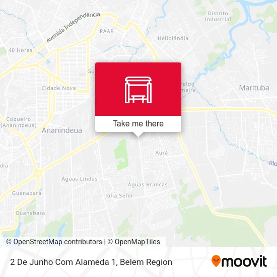 2 De Junho Com Alameda 1 map