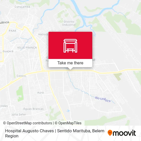 Hospital Augusto Chaves | Sentido Marituba map
