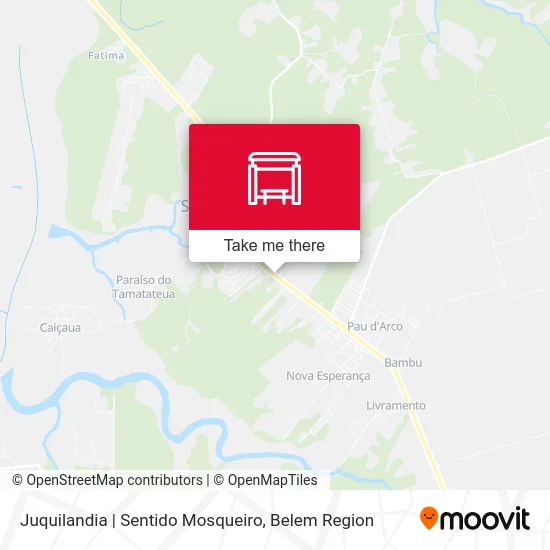 Juquilandia | Sentido Mosqueiro map
