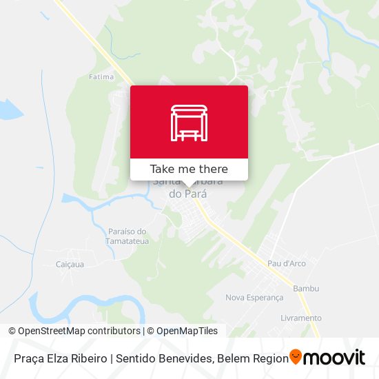 Praça Elza Ribeiro | Sentido Benevides map