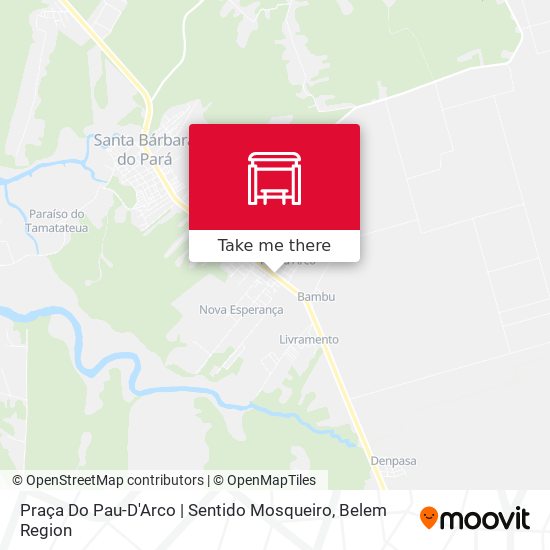 Praça Do Pau-D'Arco | Sentido Mosqueiro map