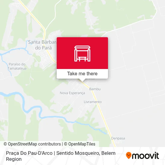 Praça Do Pau-D'Arco | Sentido Mosqueiro map