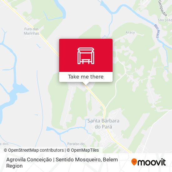 Agrovila Conceição | Sentido Mosqueiro map