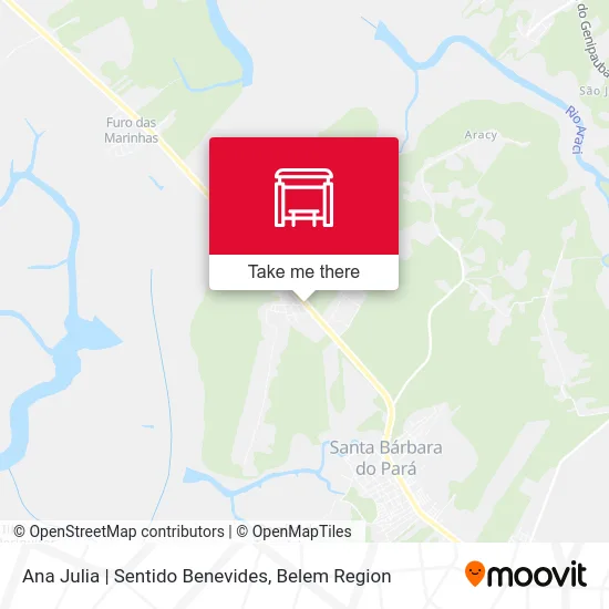 Ana Julia | Sentido Benevides map