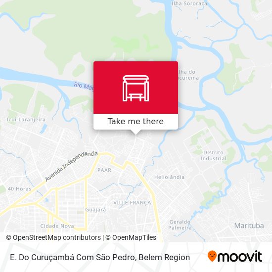 E. Do Curuçambá Com São Pedro map