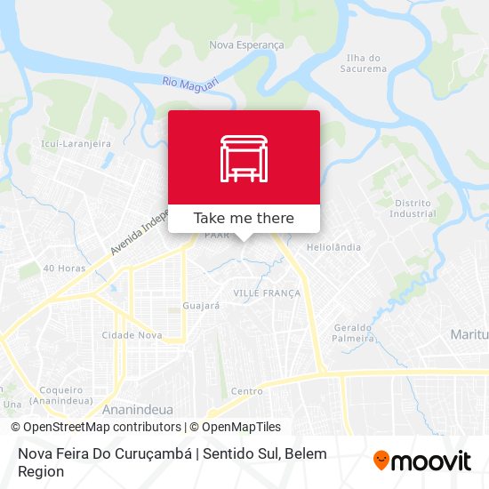 Nova Feira Do Curuçambá | Sentido Sul map